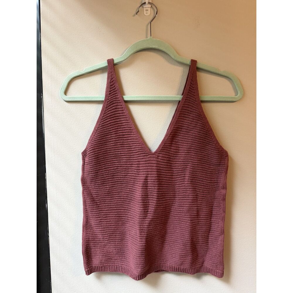 Express XS Red Knit Tank